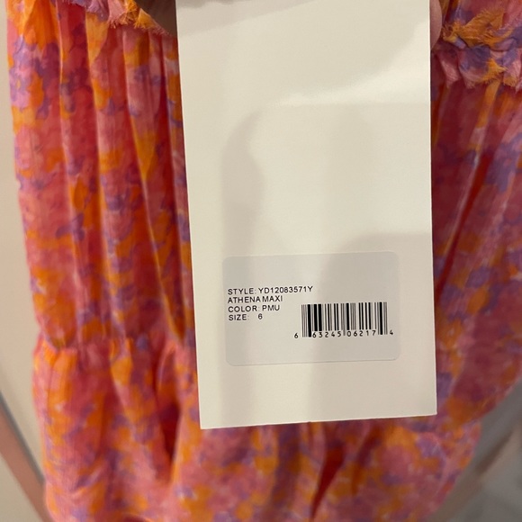 Brand new Likely Athena Maxi Dress Pink multi. - Picture 4 of 6